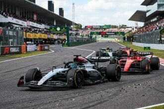 Kimi Antonelli driving Mercedes F1 car in 2026 season