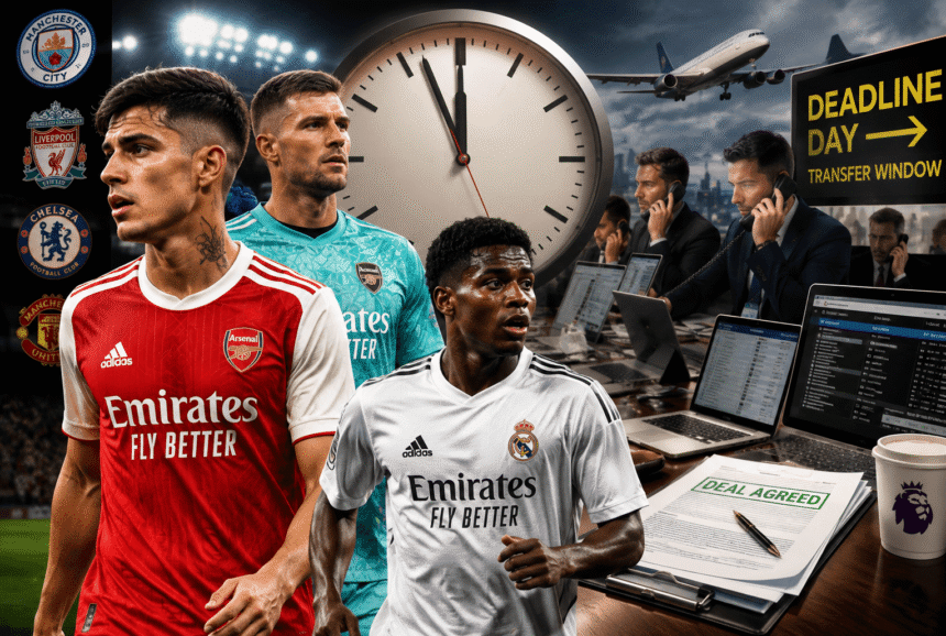 Premier League clubs completing deals on transfer deadline day 2026